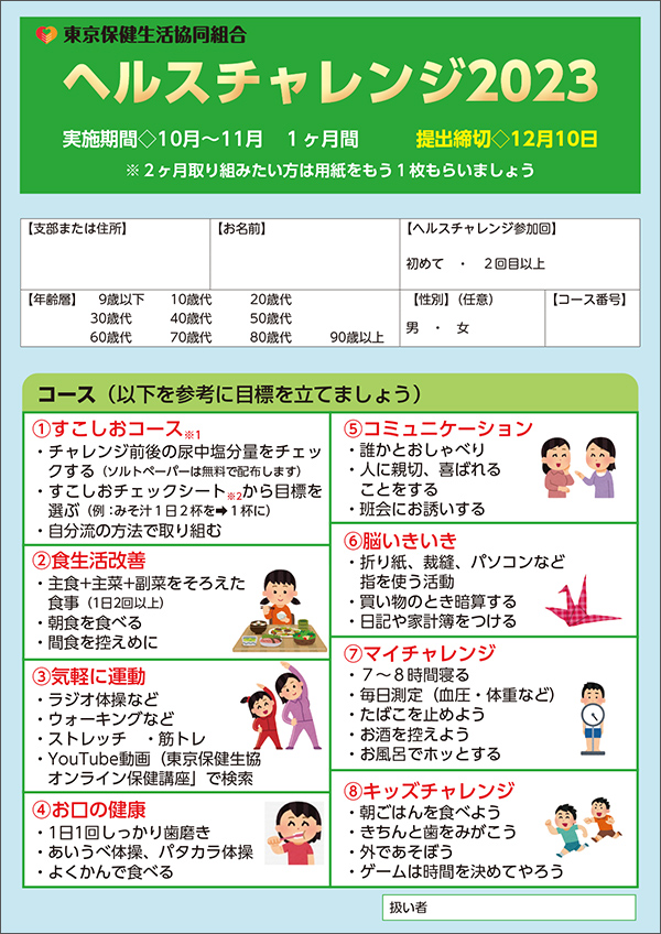 ヘルスチャレンジ2023