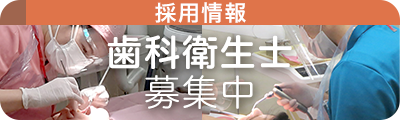 採用情報　歯科衛生士募集中